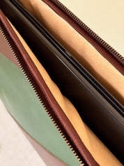 Noble Sleeve - Brown in Green