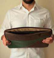 Noble Sleeve - Brown in Green